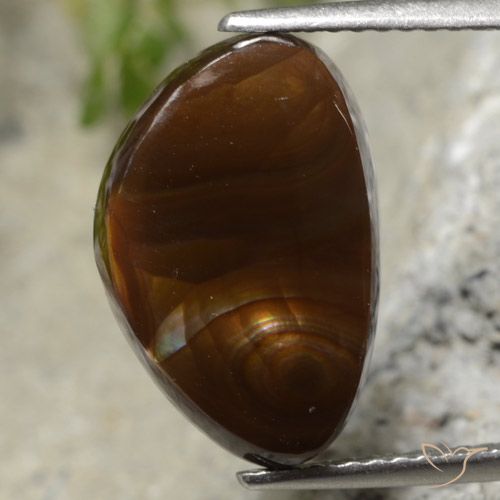 4.24ct 天然 彩色 火玛瑙, 花式切割, 半透明