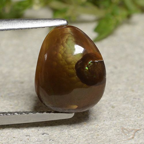 3.31ct 天然 彩色 火玛瑙, 花式切割, 半透明