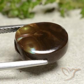 5.15克拉天然火玛瑙，椭圆形切割，不透明