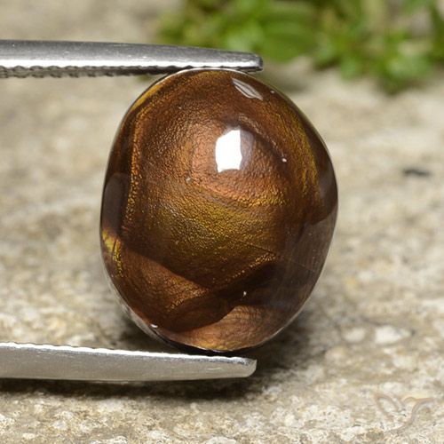 8.86ct 天然 彩色 火玛瑙, 椭圆形, 不透明