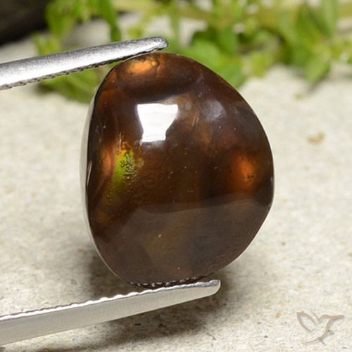 8.24ct 天然 彩色 火玛瑙, 花式切割, 不透明