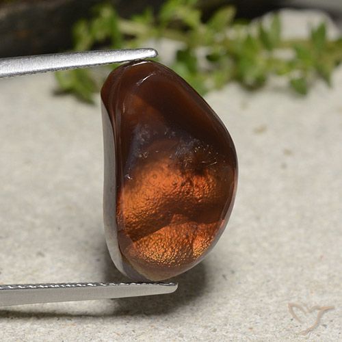 8.54ct 天然 彩色 火玛瑙, 花式切割, 不透明
