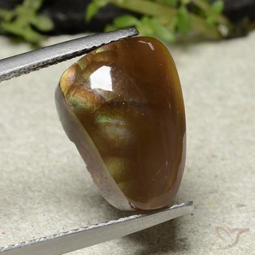 8.38克拉天然火玛瑙，花式切割，不透明