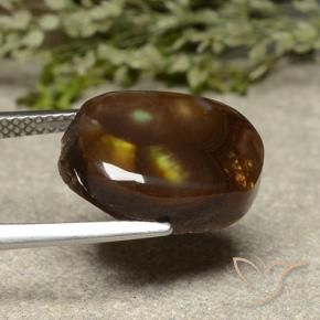 7.95克拉天然火玛瑙，花式切割，不透明