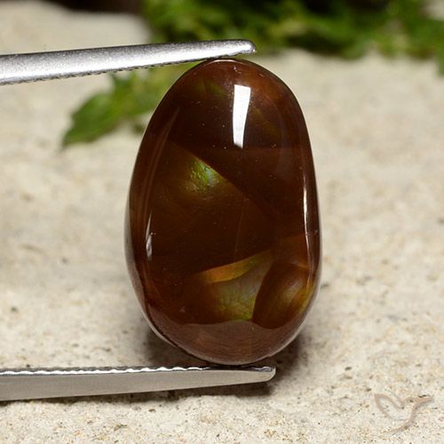 6.69ct 天然 彩色 火玛瑙, 花式切割, 不透明