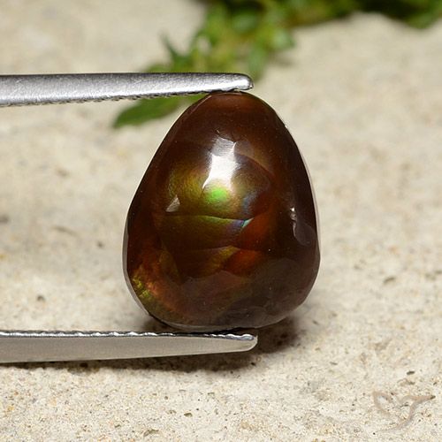 4.86ct 天然 彩色 火玛瑙, 花式切割, 不透明