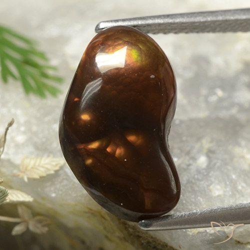 4.58ct 天然 彩色 火玛瑙, 花式切割, 不透明