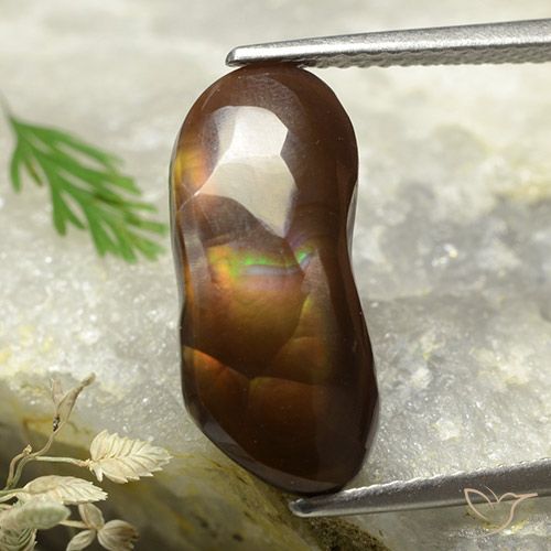 6.42ct 天然 彩色 火玛瑙, 花式切割, 不透明