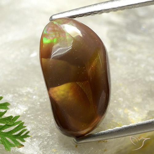 4.21ct 天然 彩色 火玛瑙, 花式切割, 不透明