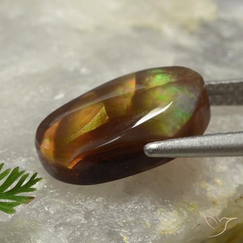 4.21克拉天然火玛瑙，花式切割，不透明