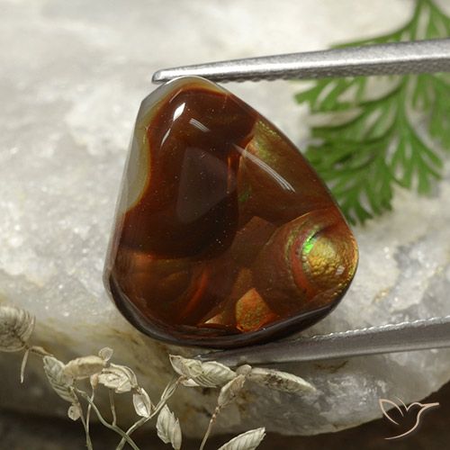 7.71ct 天然 彩色 火玛瑙, 花式切割, 不透明