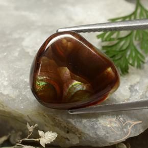7.71克拉天然火玛瑙，花式切割，不透明