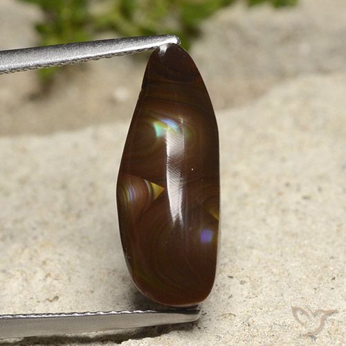 5.21ct 天然 彩色 火玛瑙, 花式切割, 不透明