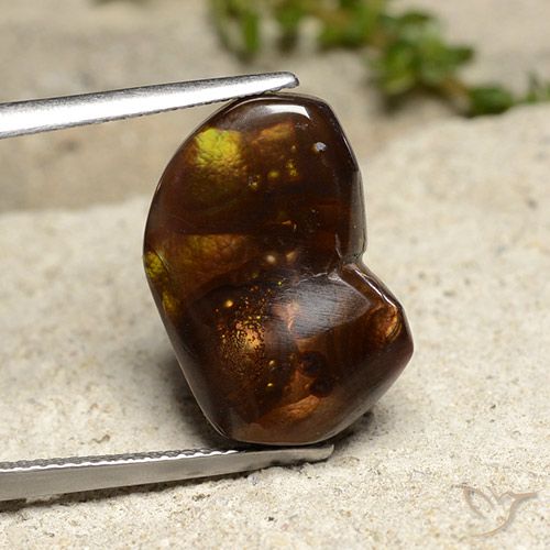 8.42ct 天然 彩色 火玛瑙, 花式切割, 不透明