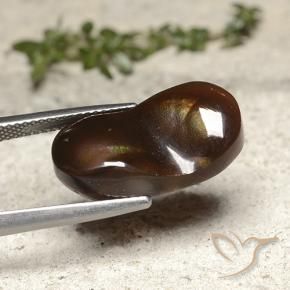 10.91克拉天然火玛瑙，花式切割，不透明