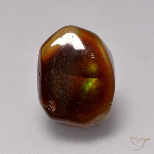 4.10ct 天然 彩色 火玛瑙, 花式切割, 半透明