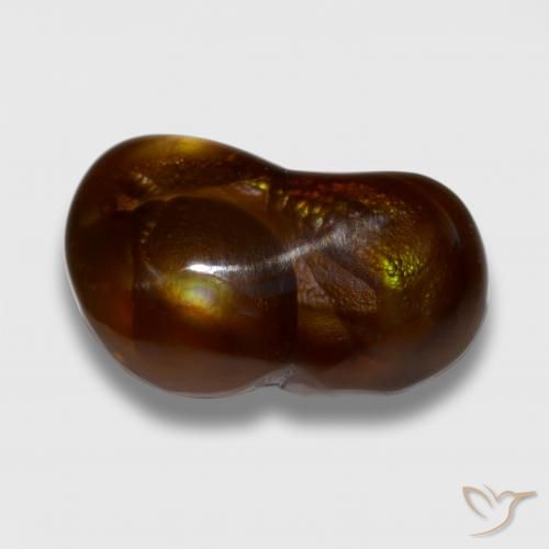 10.11ct 天然 彩色 火玛瑙, 花式切割, 不透明