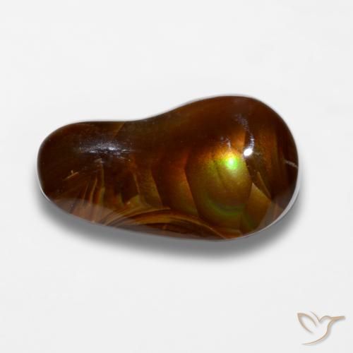 7.36ct 天然 彩色 火玛瑙, 花式切割, 不透明