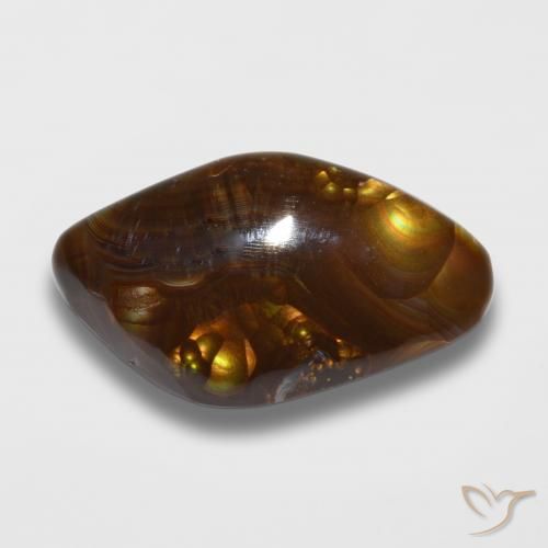 11.34ct 天然 彩色 火玛瑙, 花式切割, 不透明
