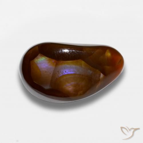 9.11ct 天然 彩色 火玛瑙, 花式切割, 不透明