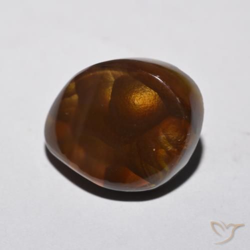 8.70克拉天然火玛瑙，花式切割，不透明