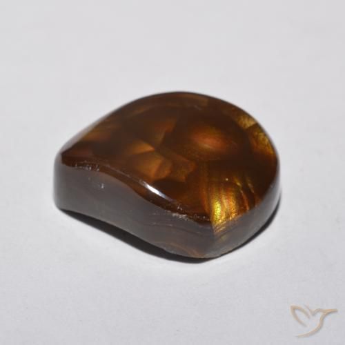 8.70克拉天然火玛瑙，花式切割，不透明