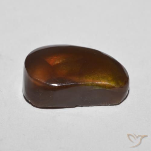 6.88克拉天然火玛瑙，花式切割，不透明