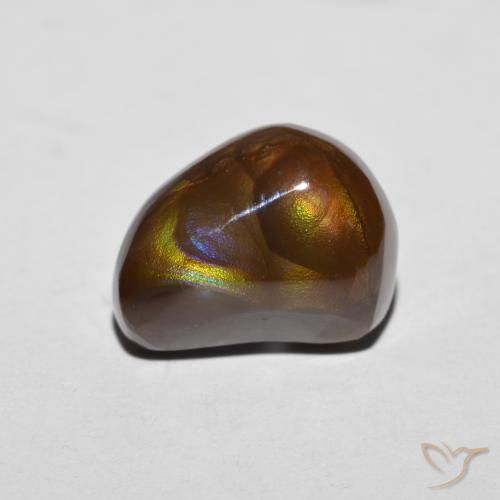 5.55ct 天然 彩色 火玛瑙, 花式切割, 不透明