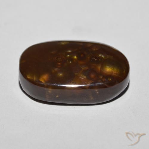 12.27克拉天然火玛瑙，花式切割，不透明