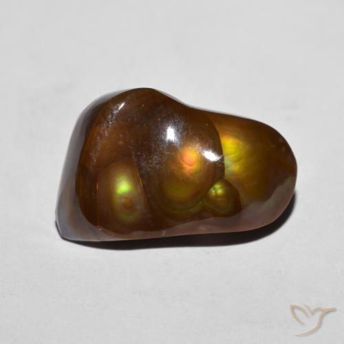 6.92ct 天然 彩色 火玛瑙, 花式切割, 不透明
