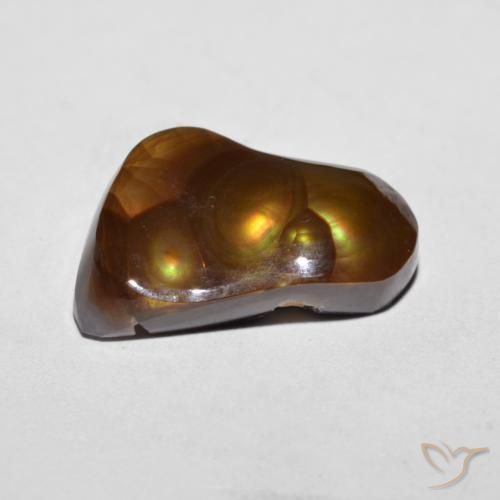 6.92克拉天然火玛瑙，花式切割，不透明