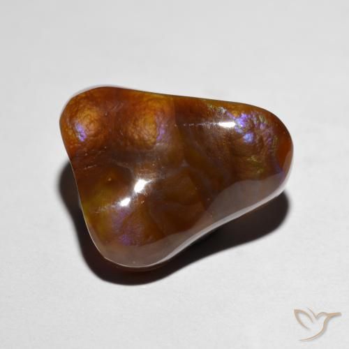 8.19ct 天然 彩色 火玛瑙, 花式切割, 不透明