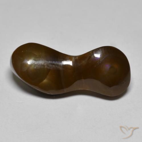8.64克拉天然火玛瑙，花式切割，不透明