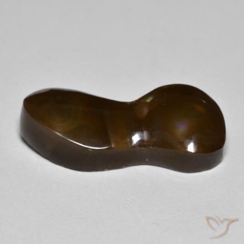 8.64克拉天然火玛瑙，花式切割，不透明