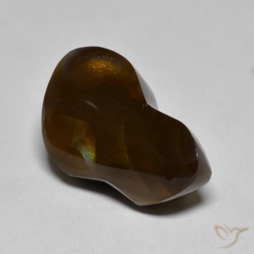 9.44克拉天然火玛瑙，花式切割，不透明