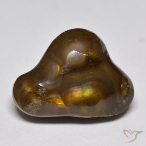 9.86克拉天然火玛瑙，花式切割，不透明