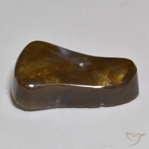 9.77克拉天然火玛瑙，花式切割，半透明