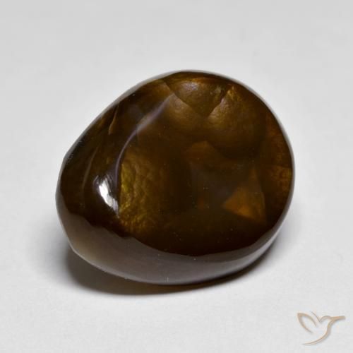 9.75克拉天然火玛瑙，花式切割，不透明