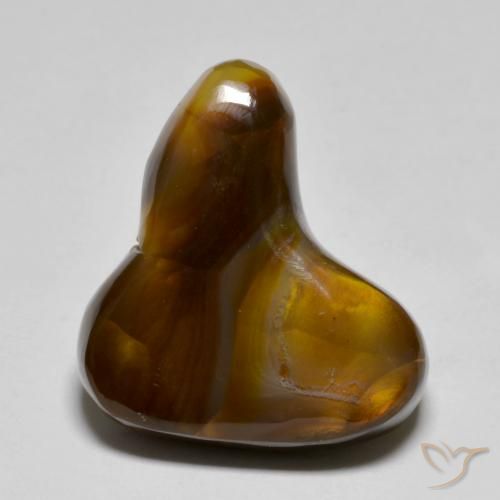 11.42ct 天然 彩色 火玛瑙, 花式切割, 半透明