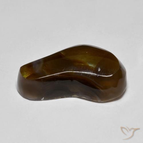 8.88克拉天然火玛瑙，花式切割，半透明