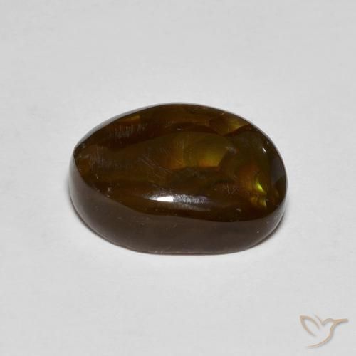 4.60克拉天然火玛瑙，花式切割，半透明