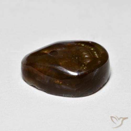 8.92克拉天然火玛瑙，花式切割，不透明