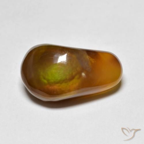 6.51ct 天然 彩色 火玛瑙, 花式切割, 半透明