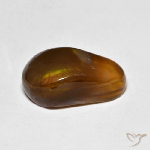 6.51克拉天然火玛瑙，花式切割，半透明