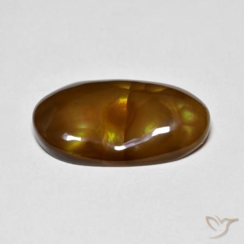 5.46克拉天然火玛瑙，花式切割，不透明