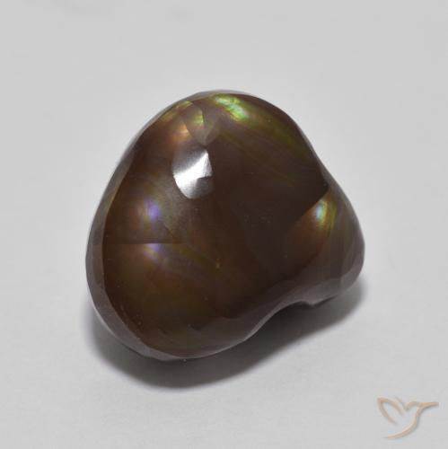 5.36克拉天然火玛瑙，花式切割，不透明
