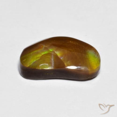 4.95克拉天然火玛瑙，花式切割，不透明