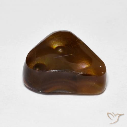 8.01克拉天然火玛瑙，花式切割，不透明