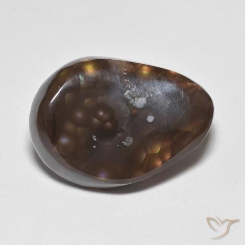 9.24ct 天然 彩色 火玛瑙, 花式切割, 不透明