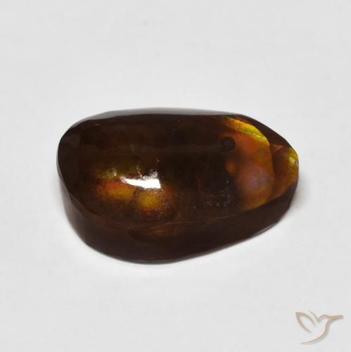 6.99克拉天然火玛瑙，花式切割，不透明